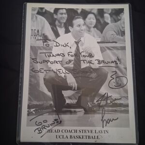 Autographed UCLA Basketball Photo